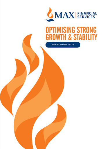 Thumbnail Max Financial Services
 Annual Report 2017-2018