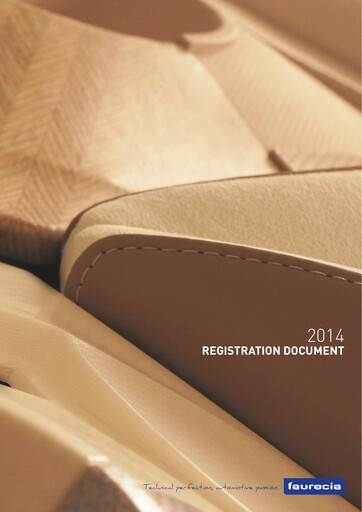 Miniature Forvia SE Document d'enregistrement universel 2014