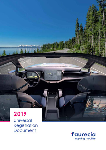 Miniature Forvia SE Document d'enregistrement universel 2019