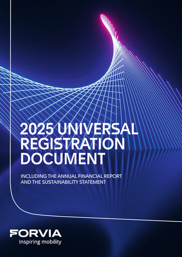 Miniature Forvia SE Document d'enregistrement universel 2025