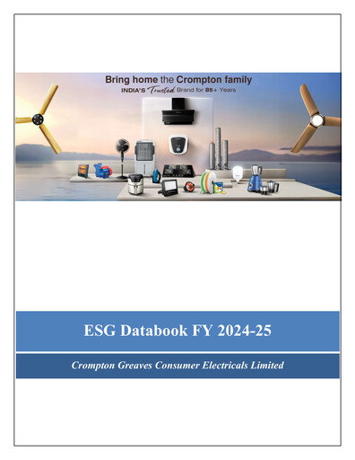 Thumbnail Crompton Greaves Consumer Electricals ESG Report 2024-2025