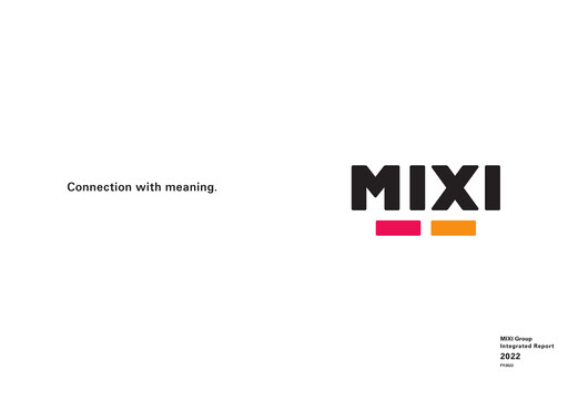 Thumbnail Mixi Annual Report 2022