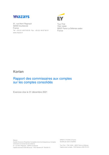 Thumbnail Clariane Financial Statement 2021
