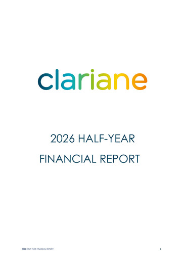 Thumbnail Clariane Half-year Report 2026-h1