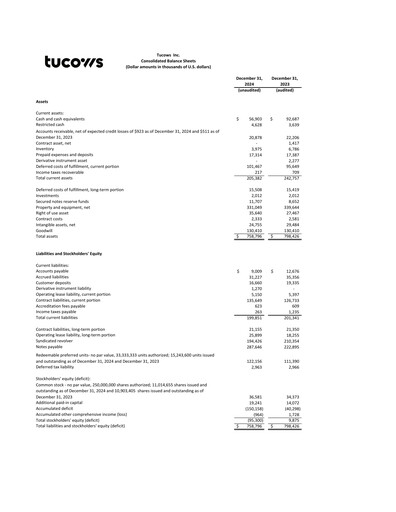 Miniature Tucows Bilan financier 2024