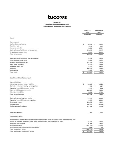 Miniature Tucows Bilan financier 2025-q1