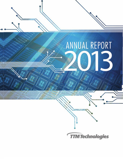 Thumbnail TTM Technologies
 Annual Report 2013