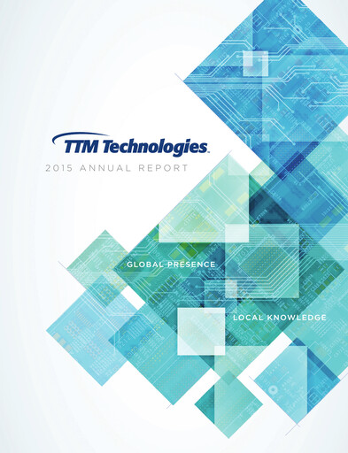Thumbnail TTM Technologies
 Annual Report 2015