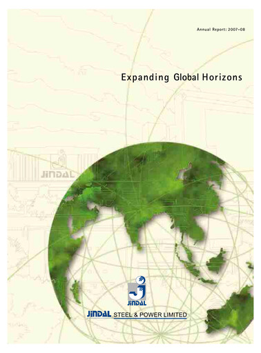 Thumbnail Jindal Steel & Power

 Annual Report 2007-2008