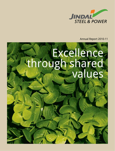 Thumbnail Jindal Steel & Power

 Annual Report 2010-2011