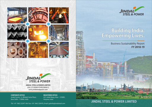 Thumbnail Jindal Steel & Power

 Sustainability Report 2018-2019