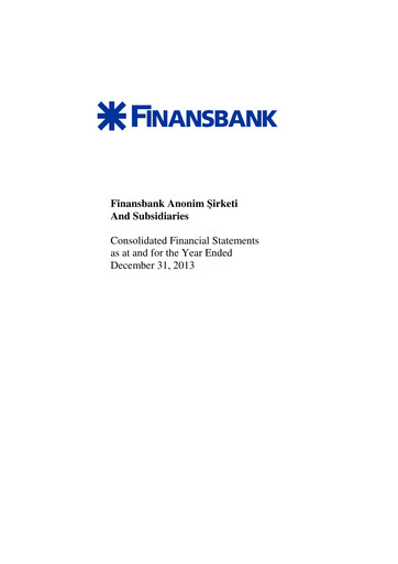 Thumbnail QNB Finansbank Financial Statement 2013