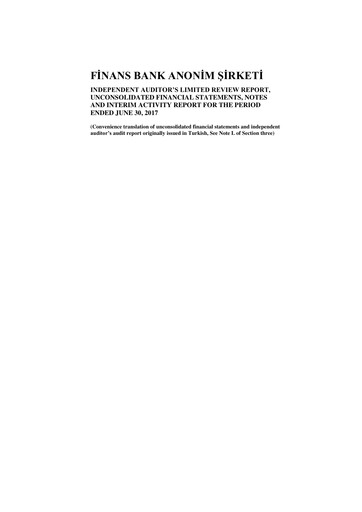 Miniature QNB Finansbank Rapport semestriel 2017-h1