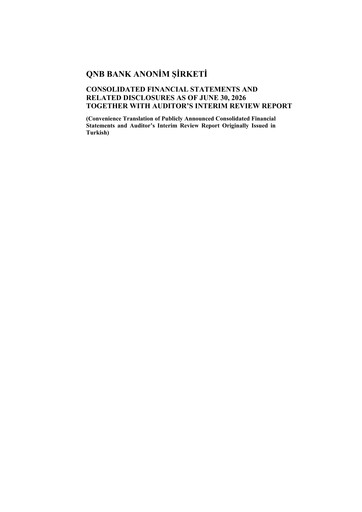 Thumbnail QNB Finansbank Half-year Report 2026-h1