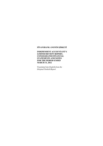 Thumbnail QNB Finansbank Quarterly Report 2012-q1