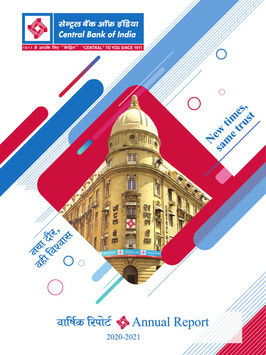 Thumbnail Central Bank of India Annual Report 2020-2021