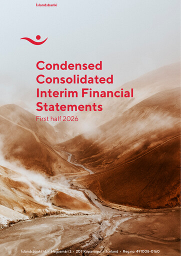 Vorschaubild Íslandsbanki Finanzmitteilung 2026-h1