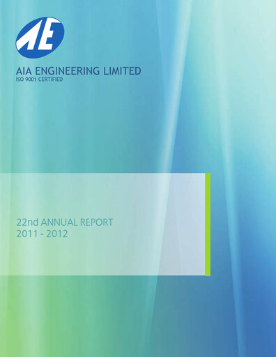 Thumbnail AIA Engineering Annual Report 2011-2012