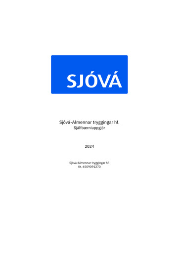 Thumbnail Sjóvá-Almennar tryggingar ESG Report 2024