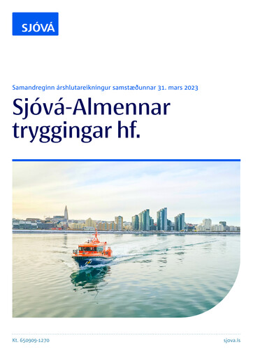 Vorschaubild Sjóvá-Almennar tryggingar Quartalsbericht 2023-q1