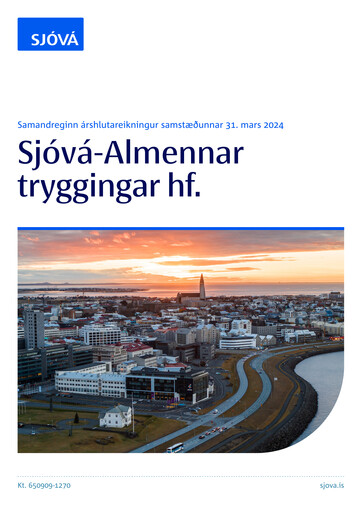 Vorschaubild Sjóvá-Almennar tryggingar Quartalsbericht 2024-q1