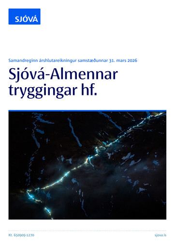 Vorschaubild Sjóvá-Almennar tryggingar Quartalsbericht 2026-q1