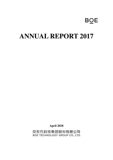 Thumbnail BOE Technology Annual Report 2017