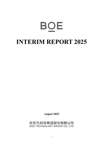 Thumbnail BOE Technology Half-year Report 2025-h1