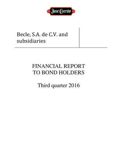 Thumbnail Becle Quarterly Report 2016-q3