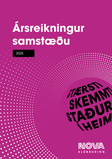 Thumbnail Nova Klúbburinn Financial Statement 2025