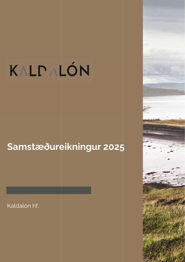 Thumbnail Kaldalón Annual Report 2025