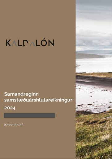 Thumbnail Kaldalón Half-year Report 2024-h1