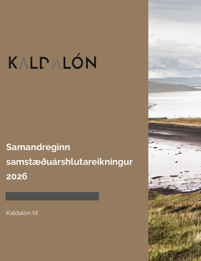 Thumbnail Kaldalón Half-year Report 2026-h1