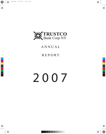 Vorschaubild Trustco Bank Jahresbericht 2007