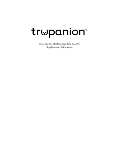 Thumbnail Trupanion
 Quarterly Report 2018-q2