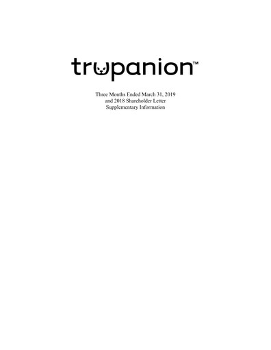 Thumbnail Trupanion
 Quarterly Report 2019-q1