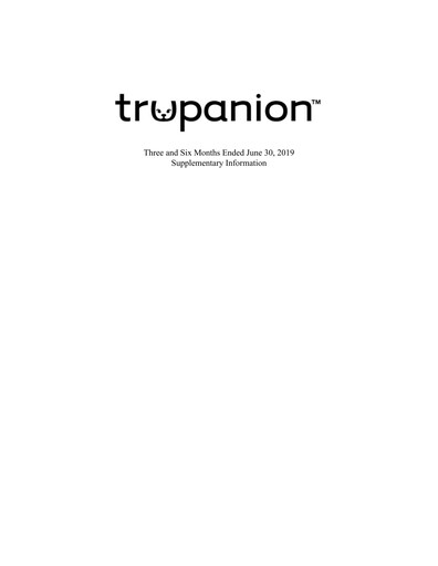 Thumbnail Trupanion
 Quarterly Report 2019-q2