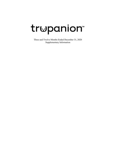 Thumbnail Trupanion
 Quarterly Report 2020-q4