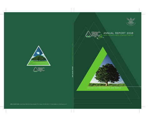 Thumbnail Berli Jucker (BJC) Annual Report 2006