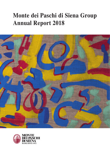 Miniature Banca Monte dei Paschi di Siena Rapport annuel 2018