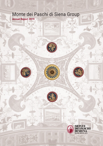 Miniature Banca Monte dei Paschi di Siena Rapport annuel 2019