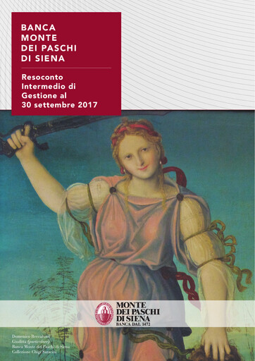 Miniature Banca Monte dei Paschi di Siena Rapport trimestriel 2017-q3