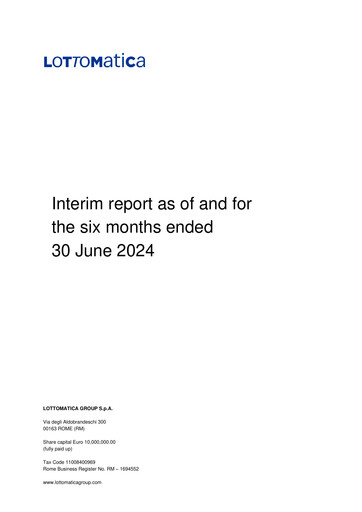Thumbnail Lottomatica Group Half-year Report 2024-h1