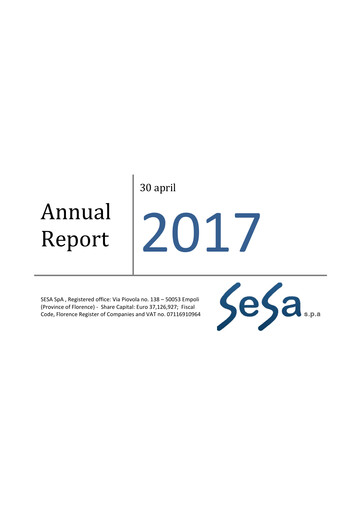 Thumbnail SeSa S.p.A. Annual Report 2017