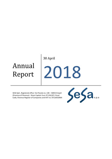 Thumbnail SeSa S.p.A. Annual Report 2018