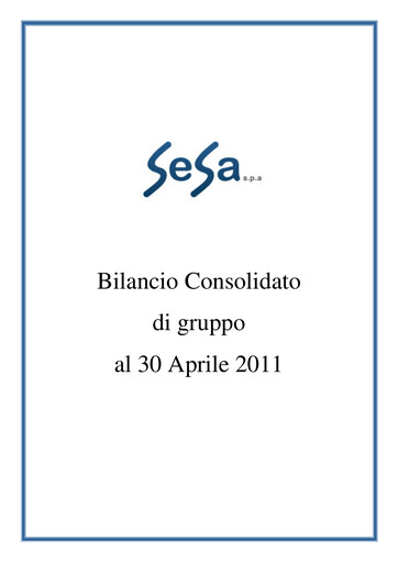 Thumbnail SeSa S.p.A. Financial Statement 2010-2011