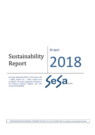Thumbnail SeSa S.p.A. Sustainability Report 2017-2018