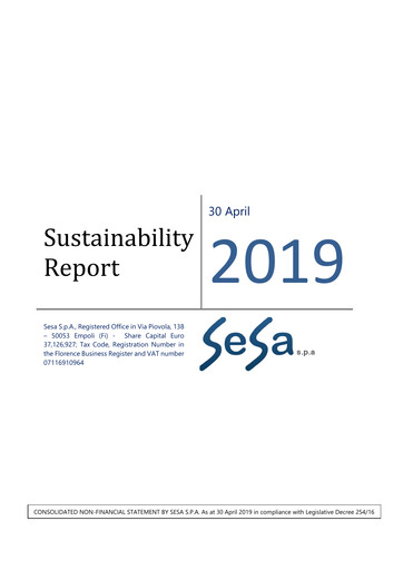 Thumbnail SeSa S.p.A. Sustainability Report 2018-2019
