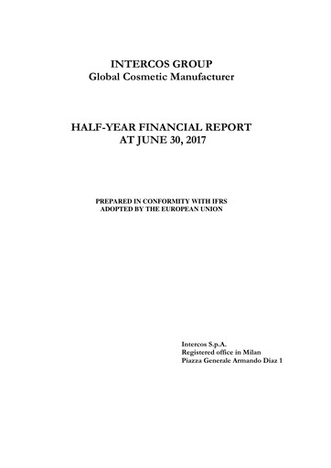 Thumbnail Intercos Half-year Report 2017-h1