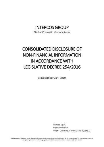 Thumbnail Intercos Sustainability Report 2019